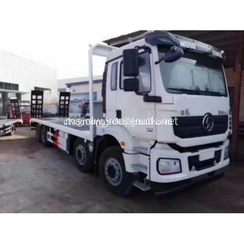 White Color 8X4 Shanqi Flat Cargo Truck Truck